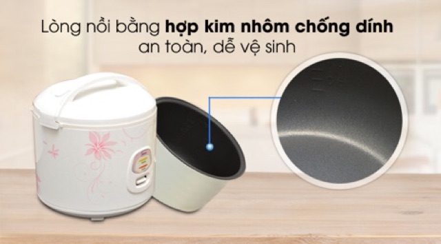 [Chính Hãng] Nồi Cơm Điện Midea MR-CM18SQ BH 12 tháng