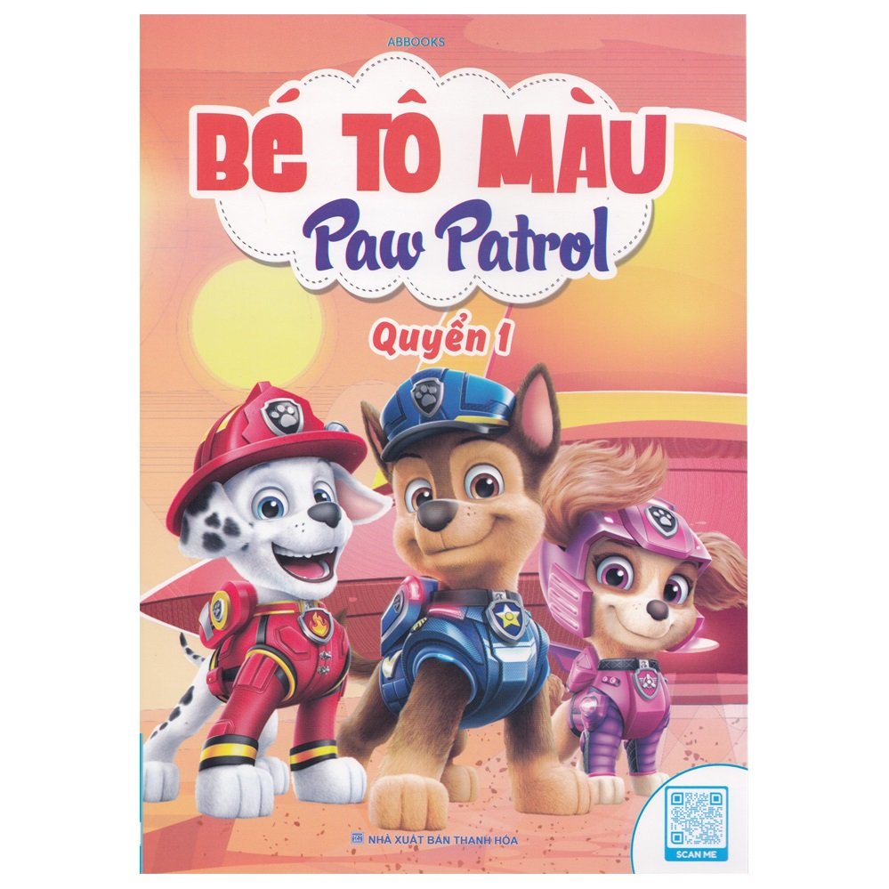 Sách - Bé Tô Màu Paw Patrol - Quyển 1 - 8931805364399