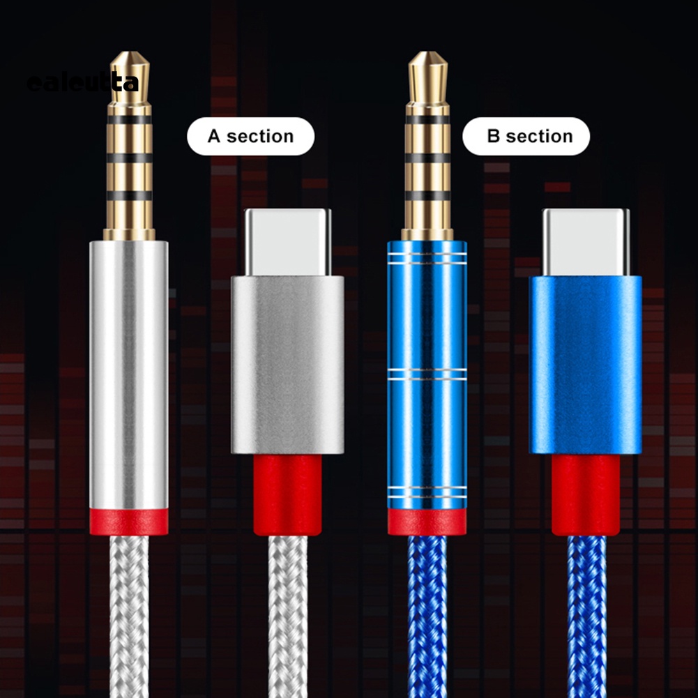 Cáp Chuyển Đổi Âm Thanh AUX 1m Type-C Sang 3.5mm Chuyên Dụng Cho Loa Xe Hơi Samsung