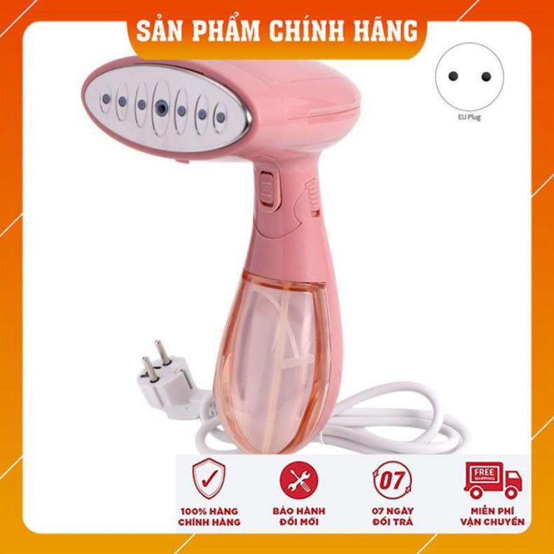 BÀN LÀ HƠI NƯỚC CẦM TAY SOKANY CÔNG SUẤT 1500W (Màu Hồng)