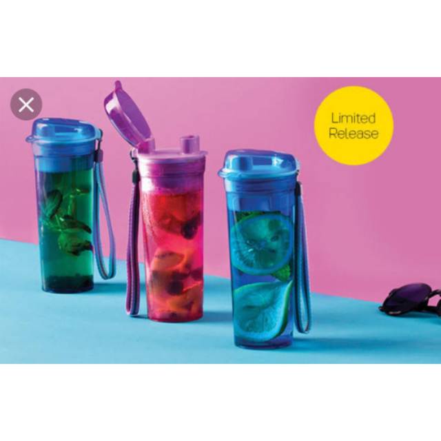 BÌNH NƯỚC CÓ NGĂN LỌC DRINKING FLASK GEN 2 400ML TUPPERWARE CHÍNH HÃNG 100%