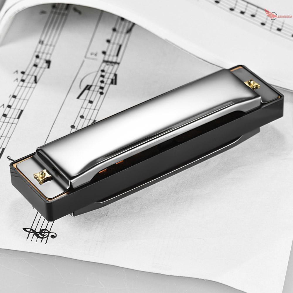 Kèn harmonica Flanger FH-01 10 lỗ 20 tông C kèm hộp đựng