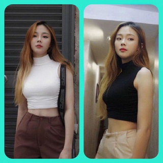 🍓 Áo croptop ba lỗ cổ lộ thiết kế đơn giản