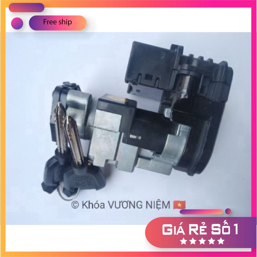Bộ Ổ Khoá Xe Winner X Chìa 8 Cạnh Chống Trộm Cao Cấp Chính Hãng