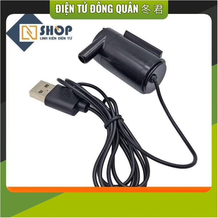 Động cơ bơm chìm mini USB 5V lưu lượng 1,6 lít / phút
