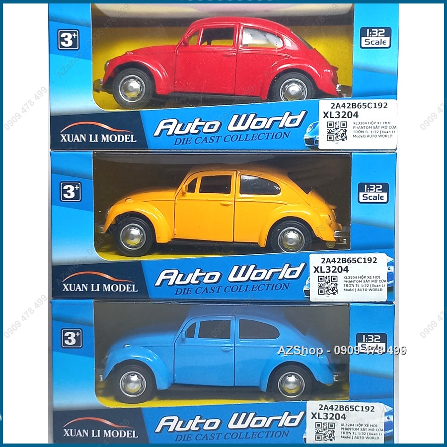 Xe Mô Hình Kim Loại Volkswagen Bettle Con Bọ Beetle Classic