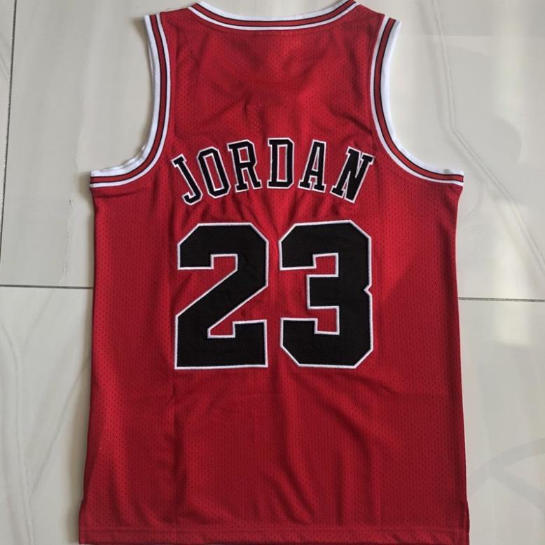 Áo Bóng Rổ NBA Chicago Bulls 23 95-96 Năng Động Thời Trang New