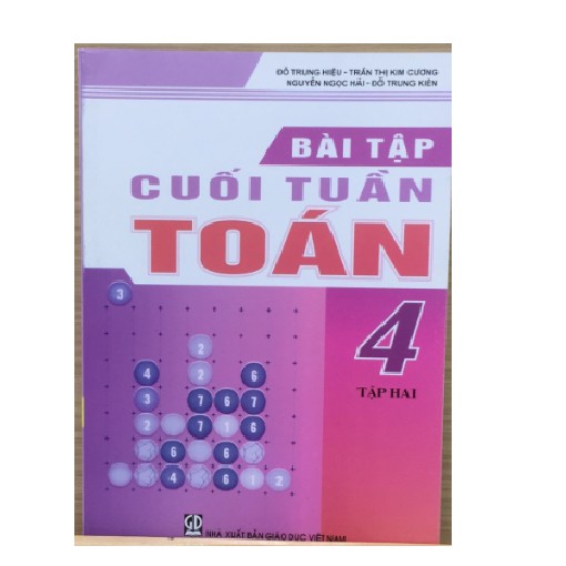 Sách - Bài tập cuối tuần Toán 4 tập 2