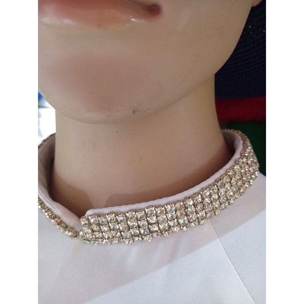 Chuỗi dây đá cao cấp dùng đính áo váy phụ kiện thời trang ( cuộn 1m )
