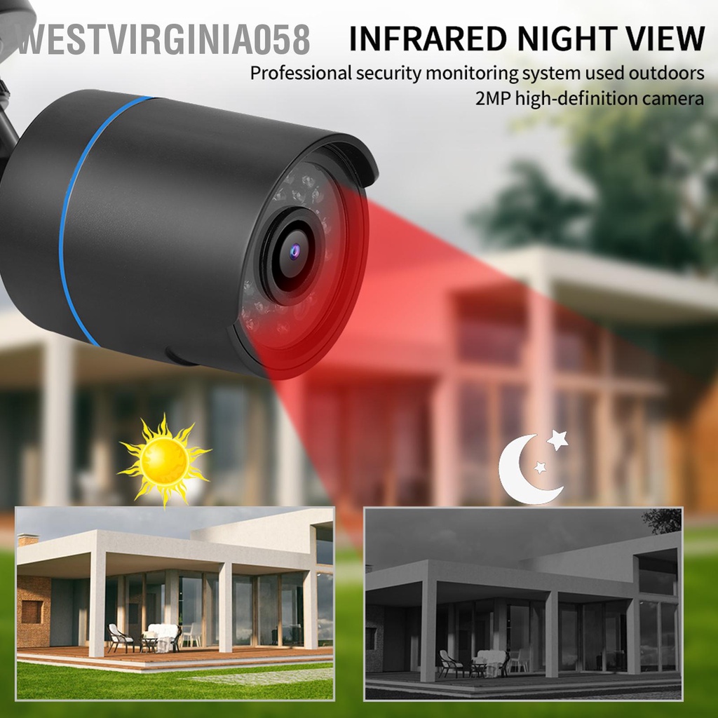 Westvirginia058 Camera AHD 1080P IP66 Chống thấm nước Ban đêm Màn hình an ninh hồng ngoại Bảng biểu để bảo vệ ngoài trời trong nhà