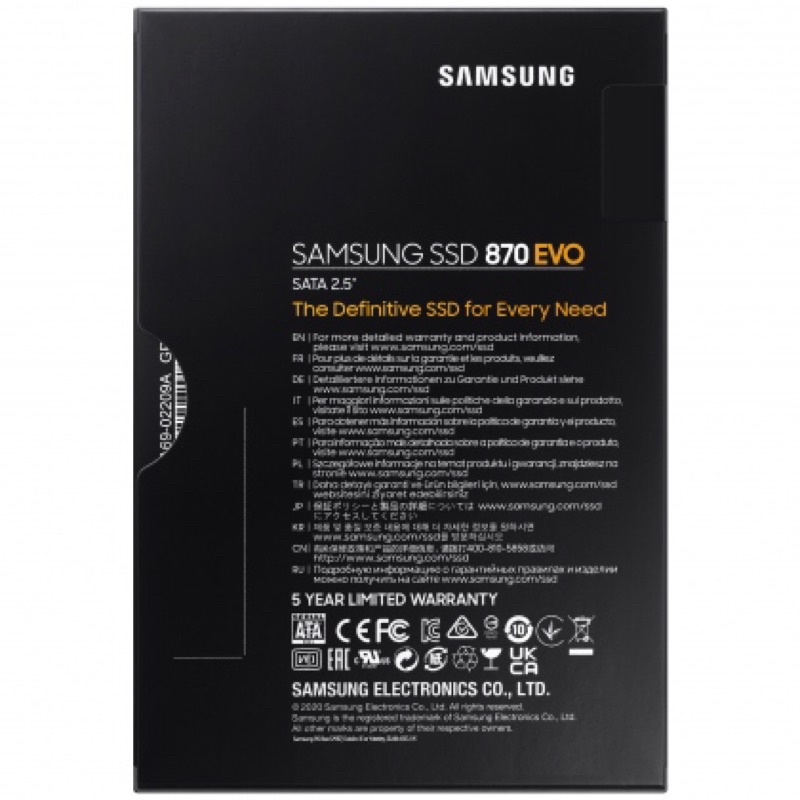 Ổ cứng SSD 500GB Samsung 870 EVO (MZ-77E500BW) tháo máy | BigBuy360 - bigbuy360.vn