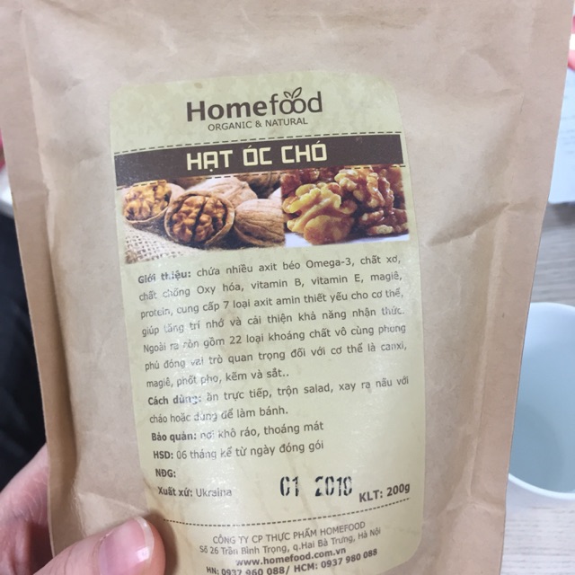 Nhân hạt óc chó 200g