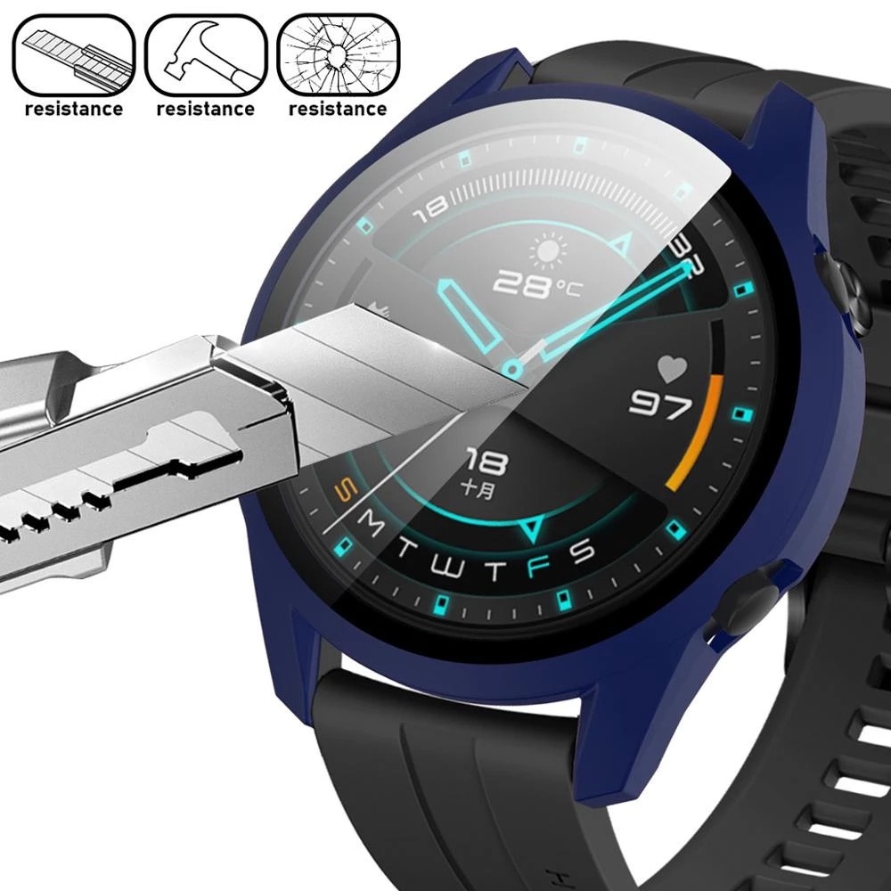 Ốp Nhựa PC Bảo Vệ Màn Hình Đồng Hồ Huawei Watch GT3 46mm 42mm GT2 Pro GT2e