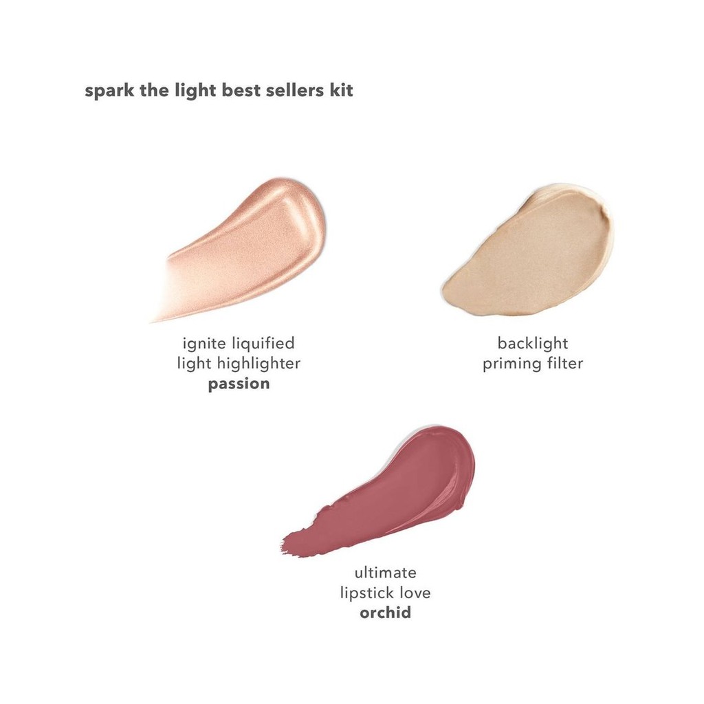 Becca - Set trang điểm 3 món Becca Cosmetics Spark The Light Best Sellers Kit