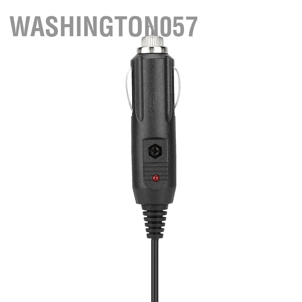 Washington057 12V Car Charger Adaptor for Baofeng UV-5R Radio Walkie-talkie Battery Eliminator