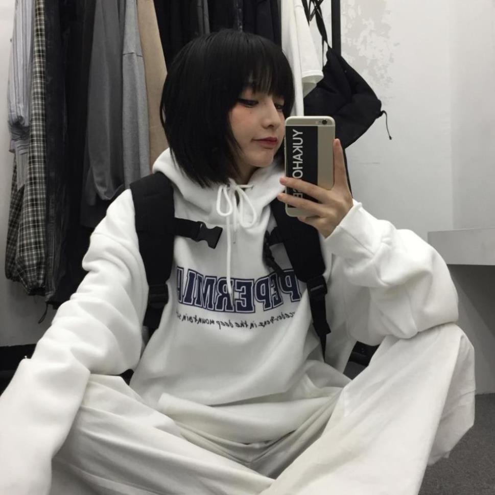 Áo hoodie nam nữ form rộng Unisex PEP siêu xinh PT3, Áo sweater nam nữ nỉ có mũ phong cách oversize streetwear