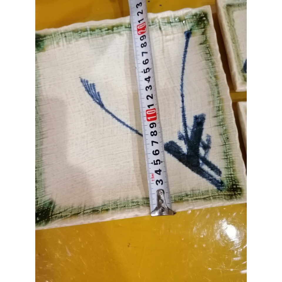 Bộ đĩa sứ nội địa Nhật, đĩa to size 22cm, đĩa nhỏ size 12cm (mã 919)