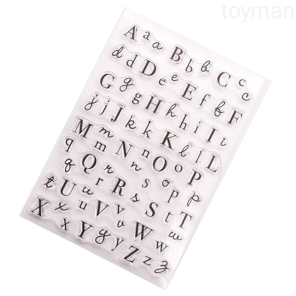 Con Dấu In Chữ Tiếng Anh Trang Trí Sổ Tay Diy