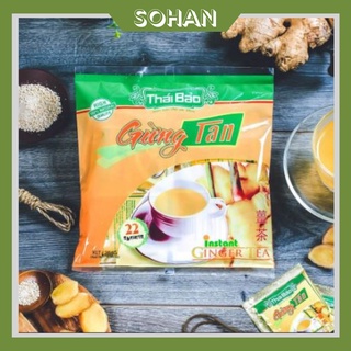 Trà Gừng Hoà Tan Bịch 22 Túi Thơm Ngon Dễ Uống - Sohan Food