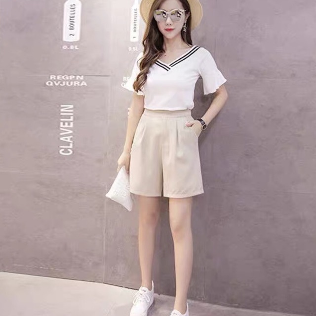 Quần short dài chất đũi thái mát lạnh