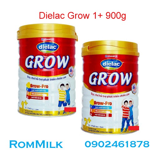 Sữa Dielac Grow 1+ 2+ 900g Date [2022]