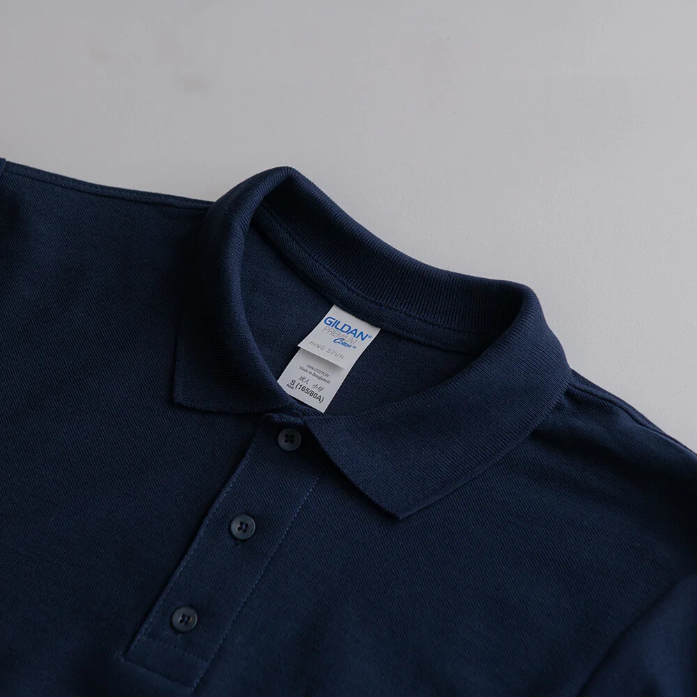 ÁO THUN POLO COTTON - XANH NAVY