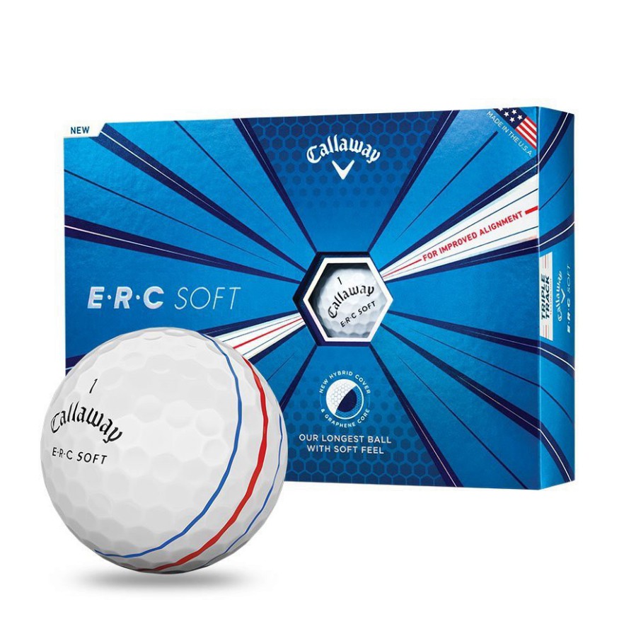 [ GIÁ CỰC SỐC ]  Bóng Chơi Golf Callaway ( 1 hộp 12 quả) - ERC SOLF 19 Triple Track [ KHO SỈ GOLF ]