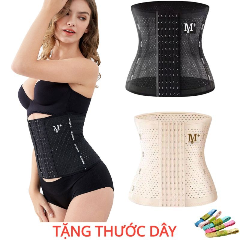 Đai Nịt Bụng 6 Nấc Cài ⚜️ FREESHIP ⚜️ Nịt Bụng Thông Hơi Chống Cuộn 9999