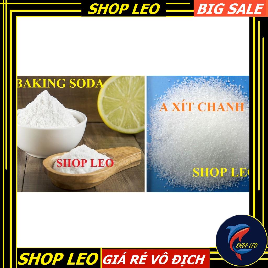 2KG NGUYÊN LIỆU CHẾ CO2 - COMBO NGUYÊN LIỆU CO2 - BAKING SODA + AXIT CHANH