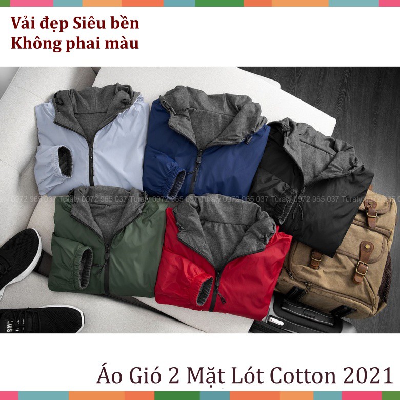 Áo Gió 2 Mặt Lót Cotton Mát Lạnh, Hàng Xuất Hàn, Dành Cho Cả Nam và Nữ webershop9 | BigBuy360 - bigbuy360.vn