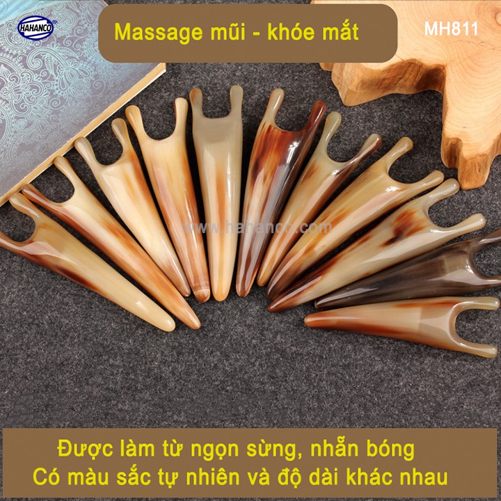 Dụng cụ làm đẹp cho mũi và mắt - massage sừng điểm huyệt - HAHANCO - MH811