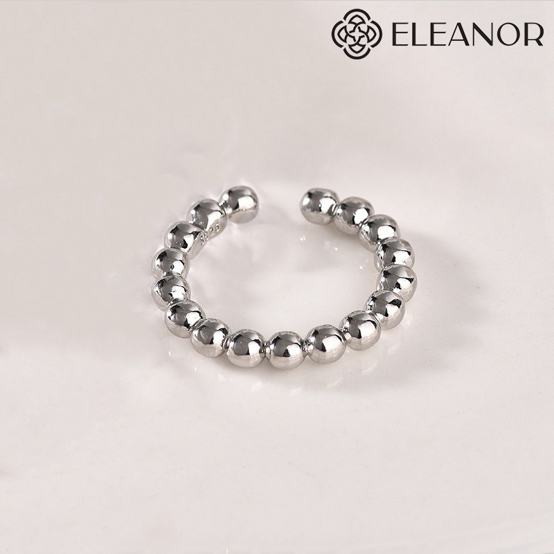 [Mã FARSBRT51 giảm 20k đơn từ 0Đ] Nhẫn Bạc Eleanor Vòng Hạt Nhỏ + Tặng Khăn Lau Bạc Cao Cấp - SP002334