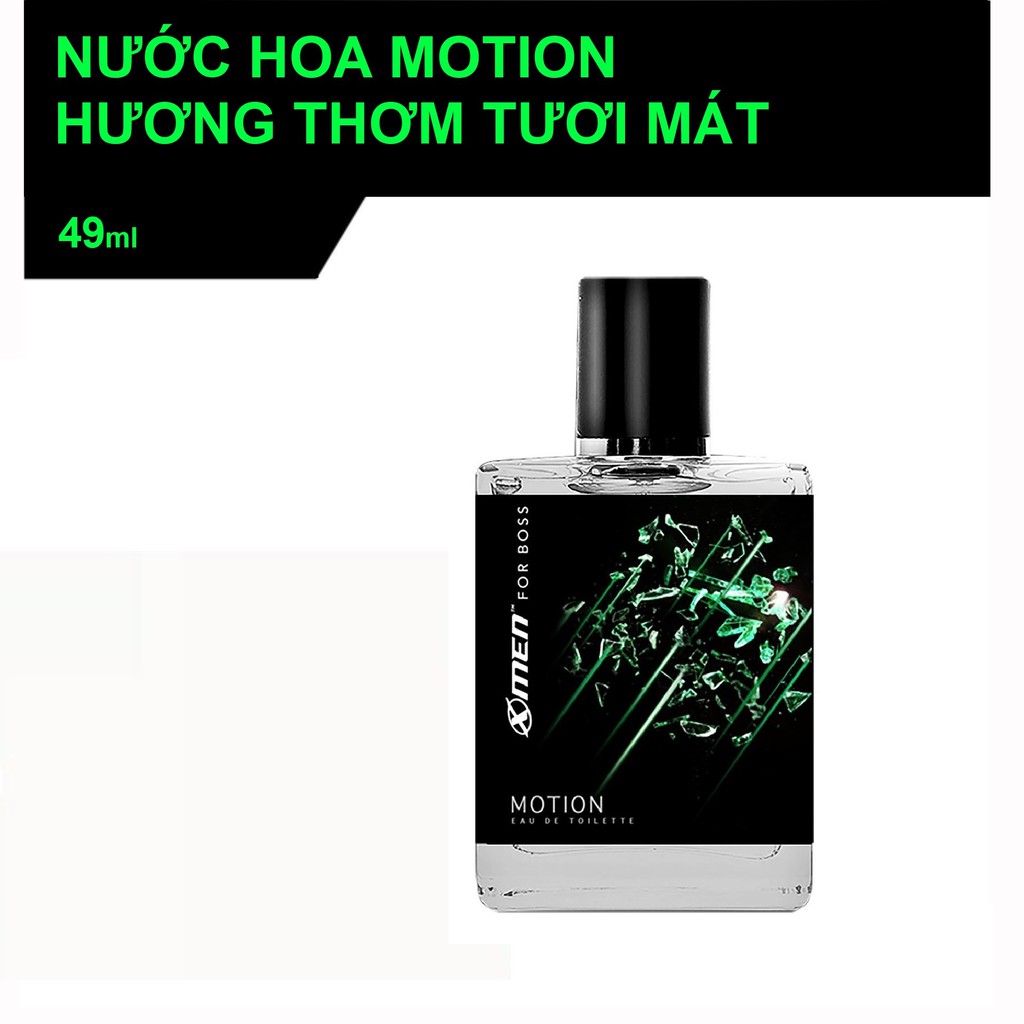 Nước hoa Xmen boss Motion 2018 (hộp đẹp) có chữ kí nhà tạo hương | BigBuy360 - bigbuy360.vn