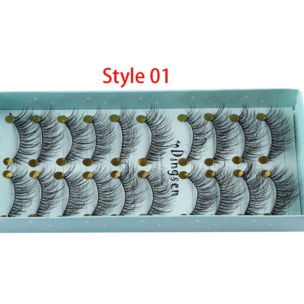 Set 10 Cặp Lông Mi Giả BORAG SKONHED 3D Tự Nhiên Dành Cho Nữ
