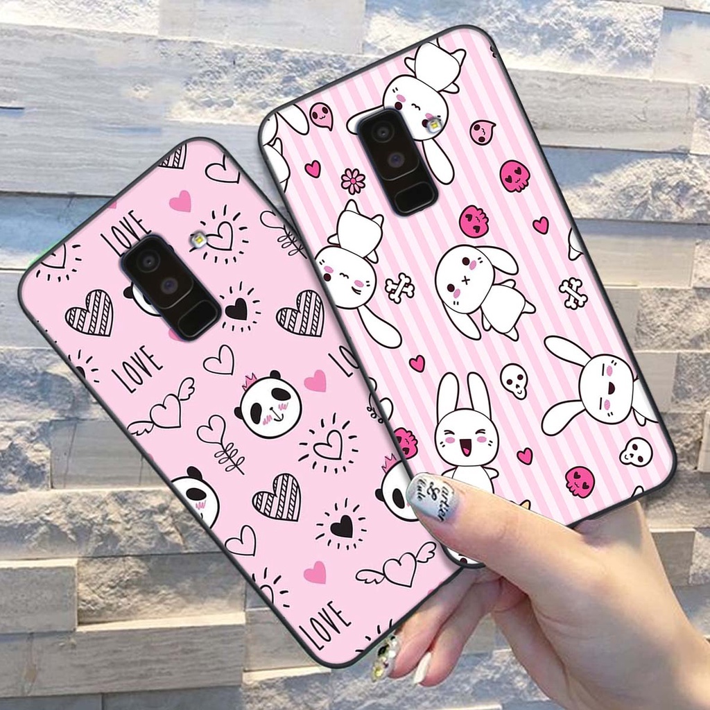 Ốp lưng Samsung A6 2018 / A6 Plus / J8 đáng yêu, siêu đẹp. Vỏ lưng SS in hình đáng yêu cực đẹp mắt