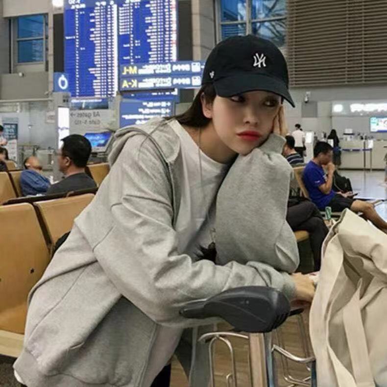 Áo Khoác Hoodie Tay Dài Dáng Rộng Có Khóa Kéo Phong Cách Hàn Quốc Cho Nữ | BigBuy360 - bigbuy360.vn