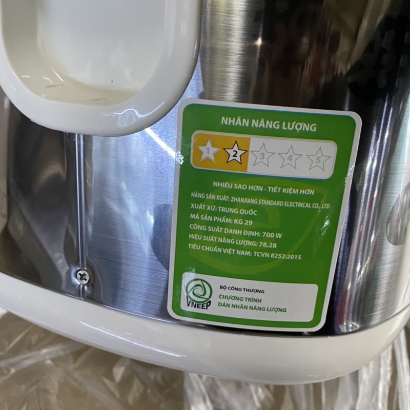 Nồi cơm điện Kangaroo KG29 1.8L Công suất 700W