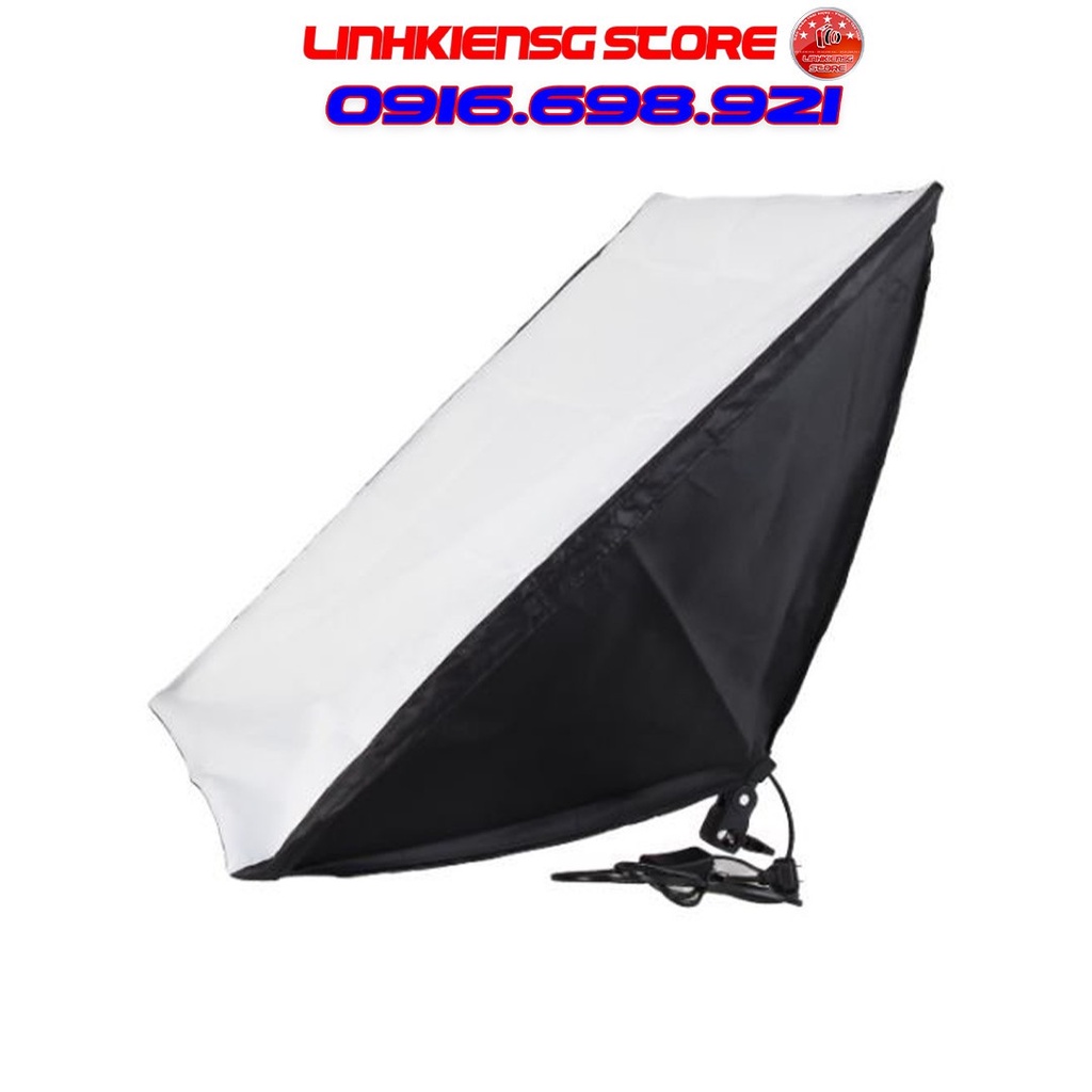 Softbox 50x 70 + tripod LincoZenith 8806 cực kì chắc chắn kết cấu hợp kim Hỗ Trợ Sáng (Không bóng đèn)