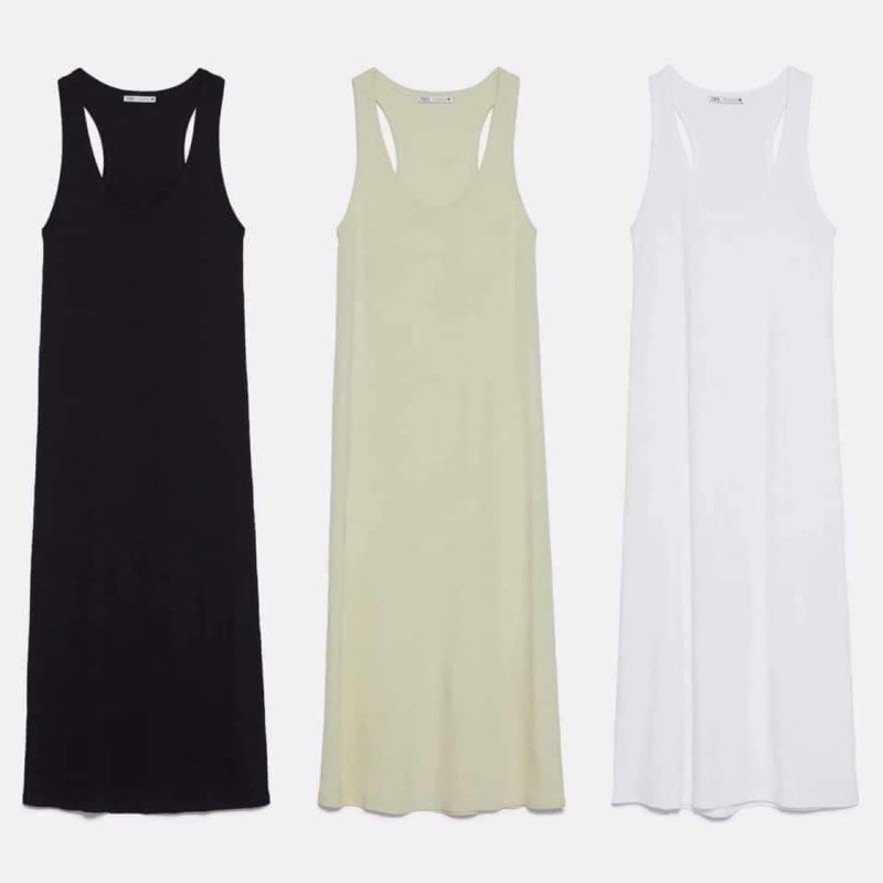 Váy Zara Auth màu xanh nhạt