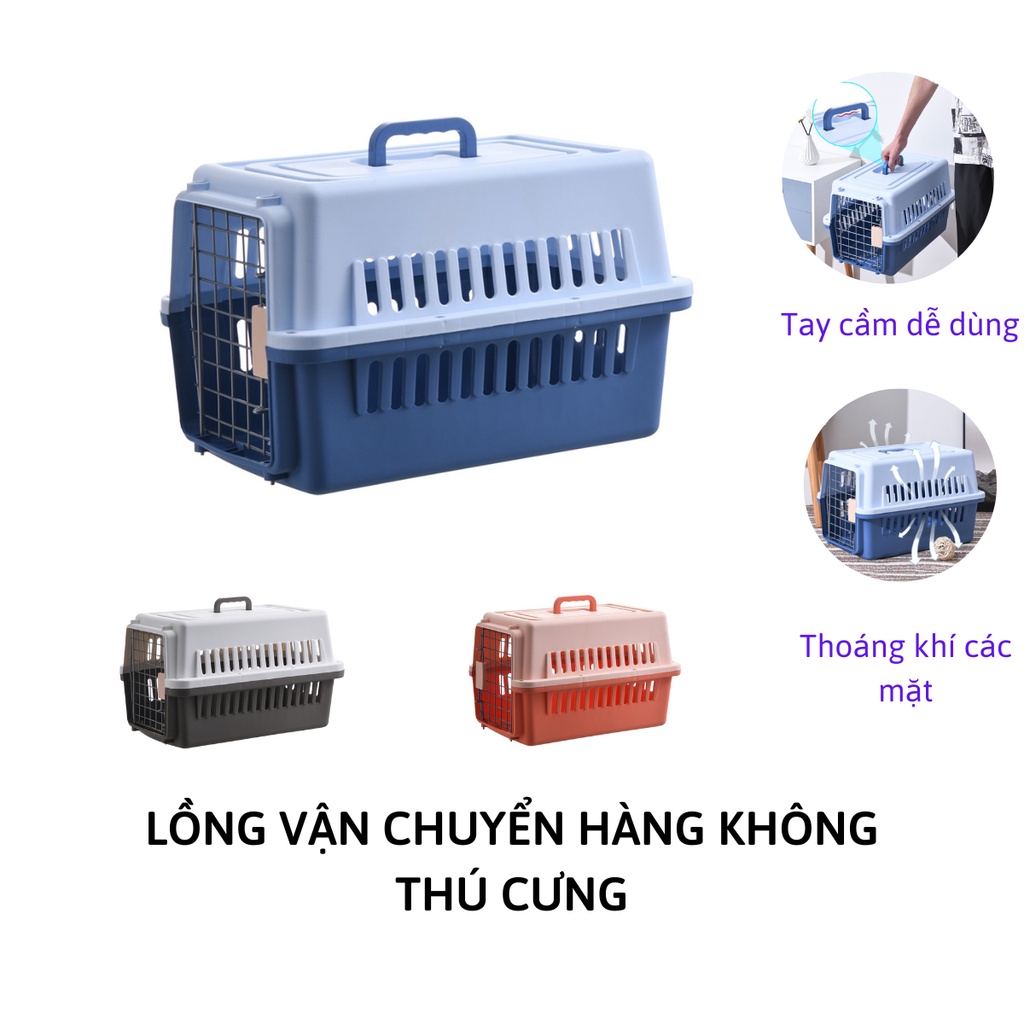 Lồng vận chuyển hàng không dành cho thú cưng, mang thú cưng theo du lịch