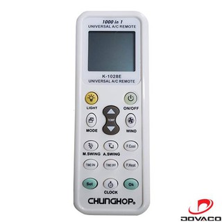 Điều khiển điều hòa đa năng 1000in1 k-1028e