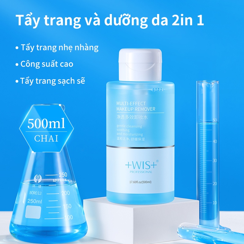 Nước tẩy trang WIS làm sạch sâu đa dụng 3 trong 1