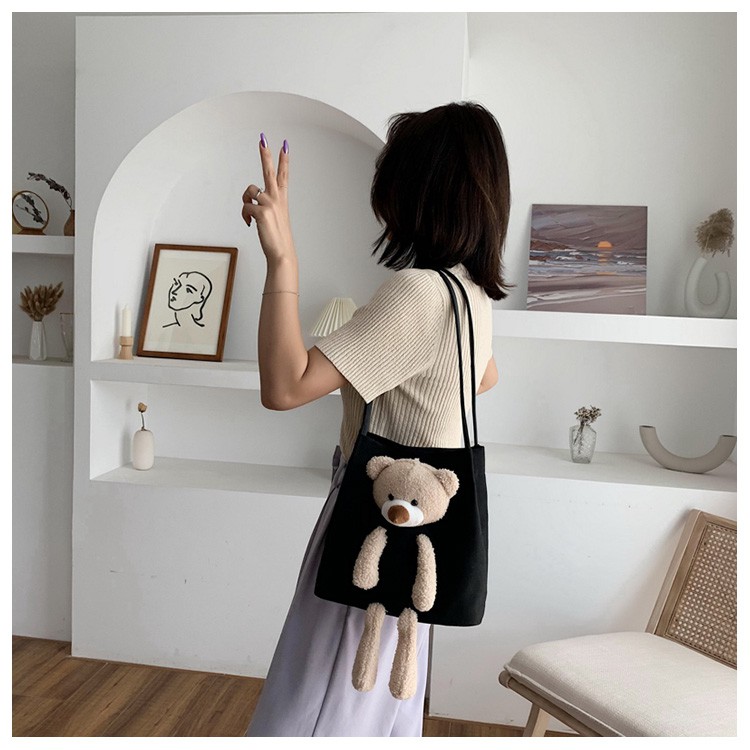 Túi Đeo Vai Bằng Vải Thiết Kế Hợp Thời Trang Cho Nữ