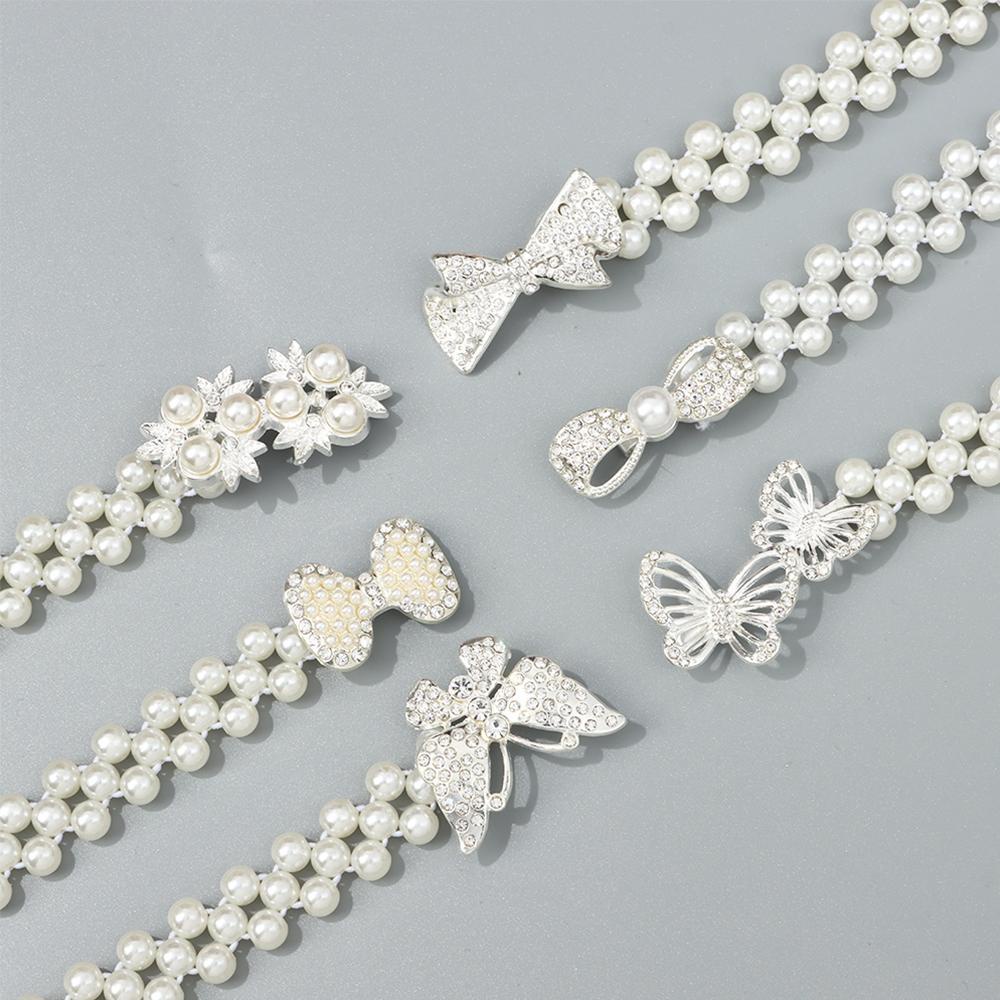 Lay Thắt Lưng Đính Hạt Hình Bướm Lấp Lánh Cho Nữ Mặc Đầm Sweater / Áo Khoác