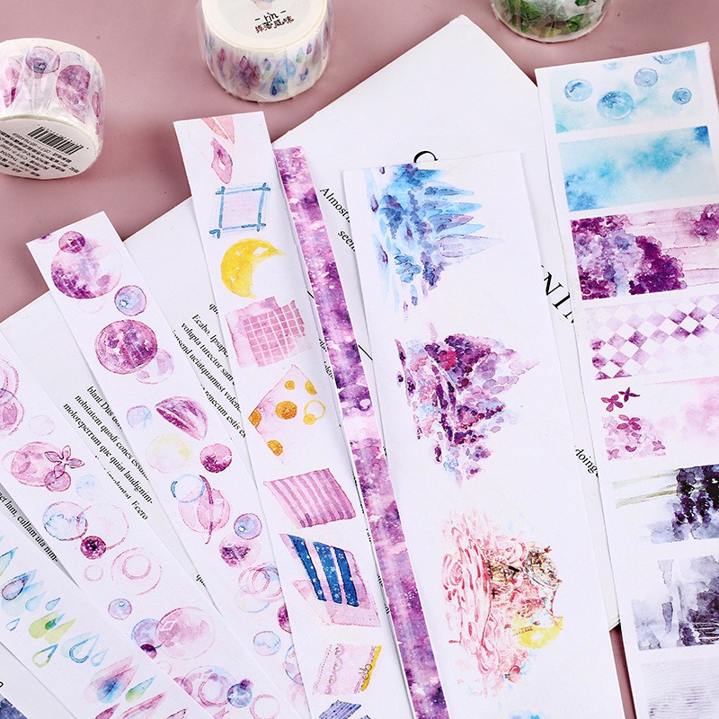 Băng dính washi tape trang trí planner WST131