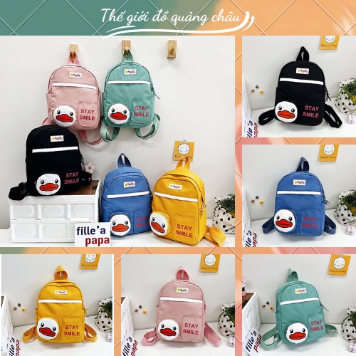 Balo cute dành cho bé mẫu mới về, hàng cao cấp chống thấm nước - Hàng Quảng Châu Loại 1 (BL16)