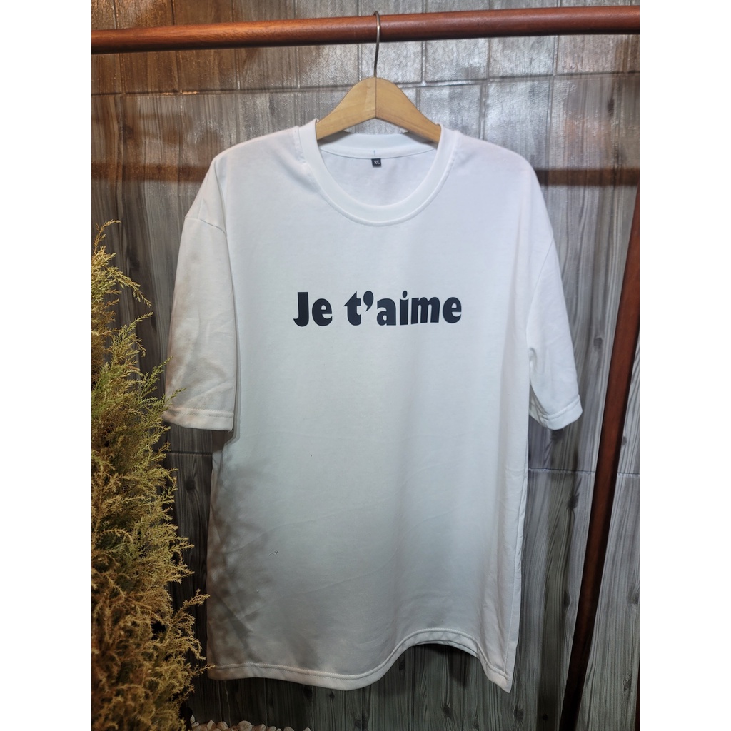 Áo thun Stee Je t'aime - Giá sỉ Unisex | BigBuy360 - bigbuy360.vn