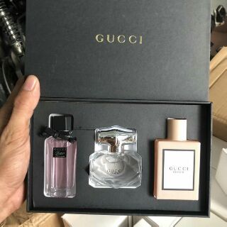 Nước hoa Gucci mini set 3 chai của nữ