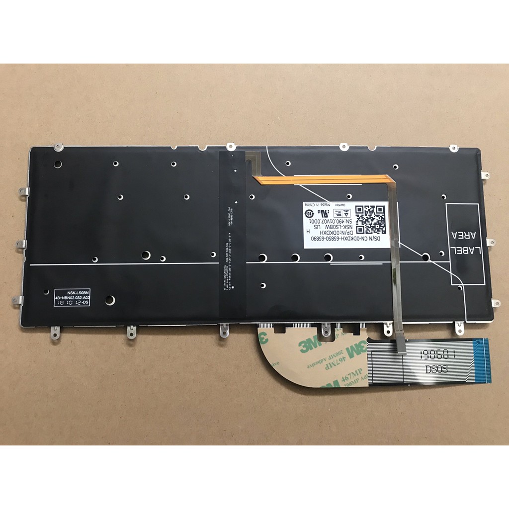 Miếng Dán Bàn Phím Dell XPS 13 9343 9350 9360 P41F P54G P57G Notebook