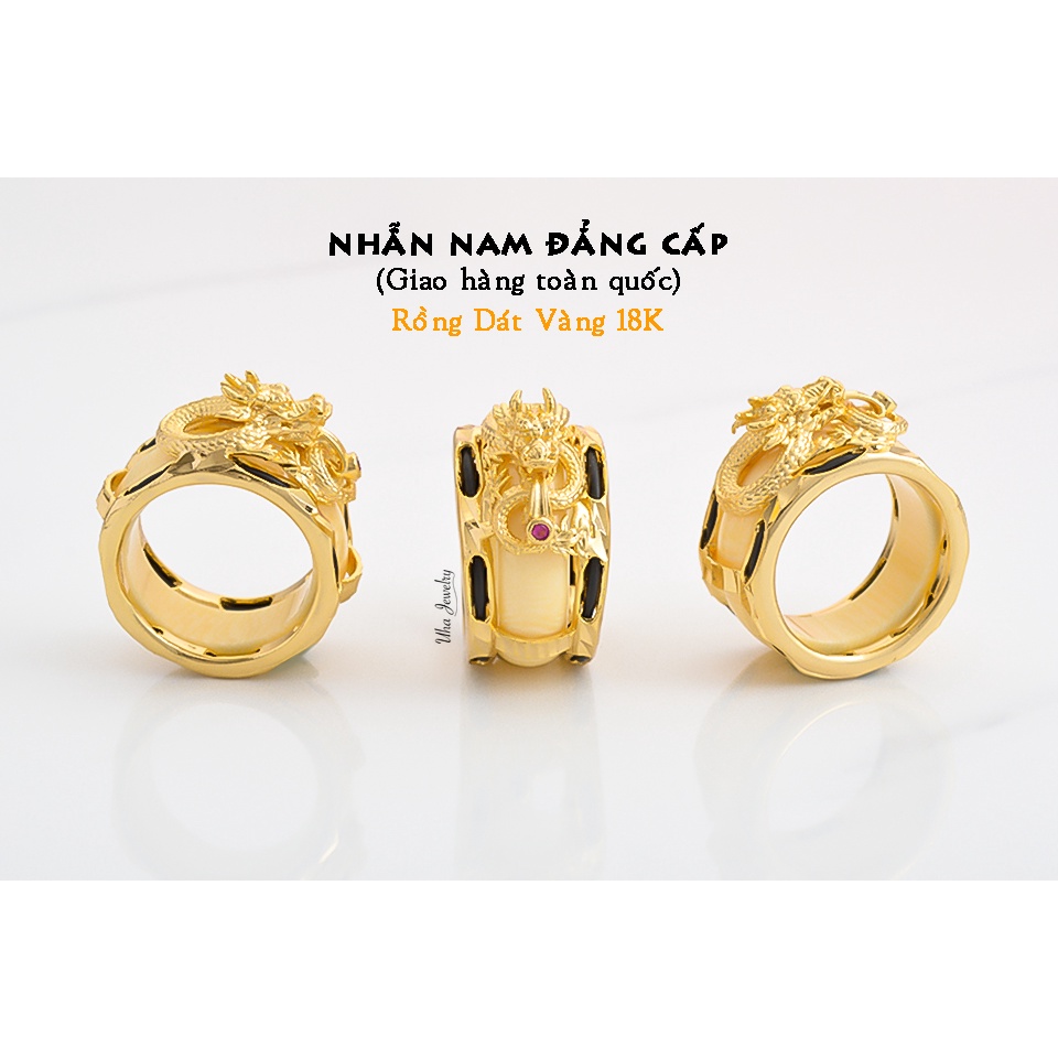 Nhẫn Nam Họa Tiết Rồng ĐẲNG CẤP